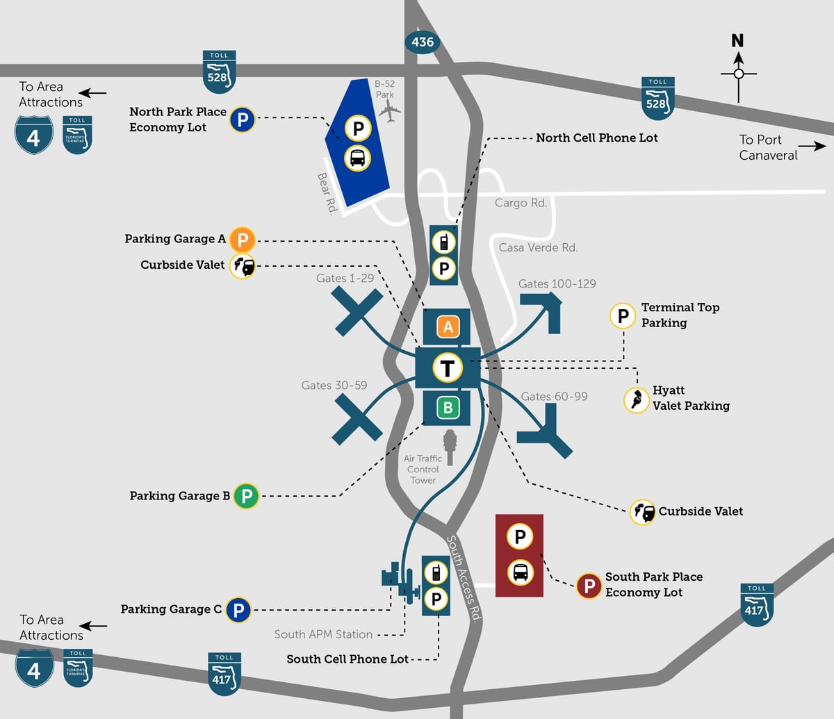 Orlando MCO carte