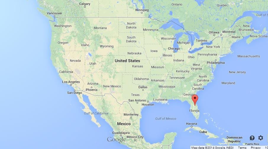 Orlando carte des états-unis